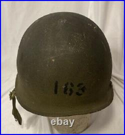 U. S Korean War M1 Helmet SB RS With Liner (VB386) Militaria Collectible