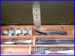 U. S. Korean War Officer's Field Cased Mess Kit with Accessories, Utensils, Dishes