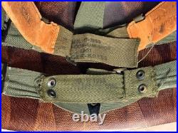 U. S. Korean War Usmc M1 Helmet 1953 O. D. Camo Cover'53 Liner 21