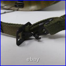 U. S. M1 Helmet Complete Set Vietnam Era Shell Liner & Mitchell Cover
