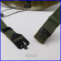 U. S. M1 Helmet Complete Set Vietnam Era Shell Liner & Mitchell Cover