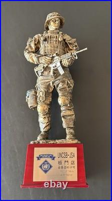 U. S. Military Soldier Statue Figure Korea DMZ / Joint Security Area Collectible