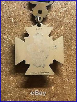 UDC Korean war service medal United Daughters of the Confederacy metallic art co