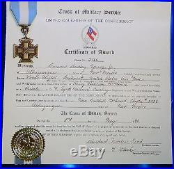 UDC United Daughters of the Confederacy Korean War Service Medal #2166 AND Award