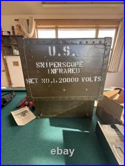 ULTRA-RARE/NOS CONDITION/FUNCTIONAL Korean War Era M3 Infrared Sniper Scope