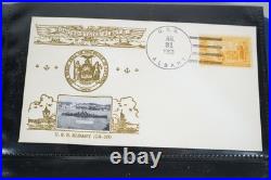 US 1950s COLLECTION OF 49 KOREAN WAR NAVAL SHIPS COVERS GMAEHLE CACHETS