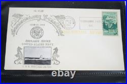 US 1950s COLLECTION OF 49 KOREAN WAR NAVAL SHIPS COVERS GMAEHLE CACHETS