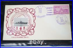 US 1950s COLLECTION OF 49 KOREAN WAR NAVAL SHIPS COVERS GMAEHLE CACHETS