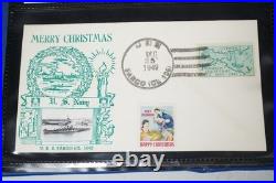 US 1950s COLLECTION OF 49 KOREAN WAR NAVAL SHIPS COVERS GMAEHLE CACHETS