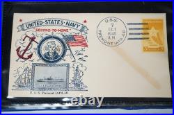 US 1950s COLLECTION OF 49 KOREAN WAR NAVAL SHIPS COVERS GMAEHLE CACHETS