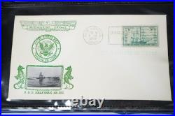 US 1950s COLLECTION OF 49 KOREAN WAR NAVAL SHIPS COVERS GMAEHLE CACHETS