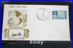 US 1950s COLLECTION OF 49 KOREAN WAR NAVAL SHIPS COVERS GMAEHLE CACHETS