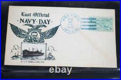 US 1950s COLLECTION OF 49 KOREAN WAR NAVAL SHIPS COVERS GMAEHLE CACHETS