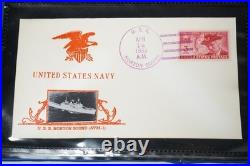 US 1950s COLLECTION OF 49 KOREAN WAR NAVAL SHIPS COVERS GMAEHLE CACHETS