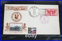 US 1950s COLLECTION OF 49 KOREAN WAR NAVAL SHIPS COVERS GMAEHLE CACHETS