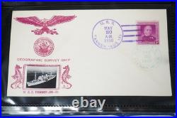 US 1950s COLLECTION OF 49 KOREAN WAR NAVAL SHIPS COVERS GMAEHLE CACHETS