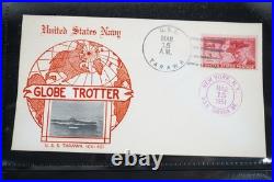 US 1950s COLLECTION OF 49 KOREAN WAR NAVAL SHIPS COVERS GMAEHLE CACHETS