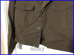 US 45th ID Named Artillery Officers Ike Jacket- 42L- & Trousers 32 x 33 Set #67