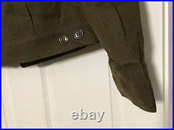 US 45th ID Named Artillery Officers Ike Jacket- 42L- & Trousers 32 x 33 Set #67