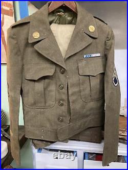 US 7th Infantry Korean War Uniform From Musician Soldier Named Durrell