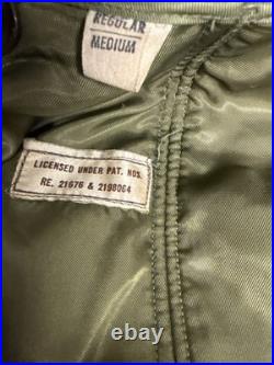 US ARMY 1952 Overcoat Trench Lining Korean War Era Size Med Reg See Description