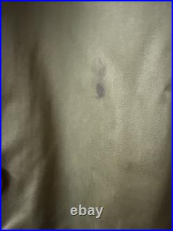 US ARMY 1952 Overcoat Trench Lining Korean War Era Size Med Reg See Description