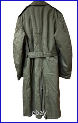 US ARMY 1952 Overcoat Trench Lining Korean War Era Size Med Reg See Description