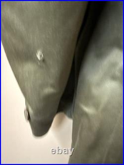 US ARMY 1952 Overcoat Trench Lining Korean War Era Size Med Reg See Description