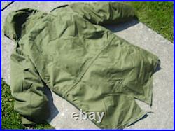 US ARMY Korean War M-1951 Fishtail PARKA szSM. Jacket Coat with LINER Vintage 50-53