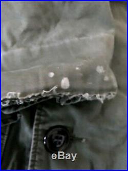 US ARMY M-1947 M47 Parka Field Coat Korean War Uniform Overcoat Med