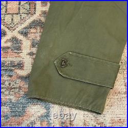 US ARMY VINTAGE OVERCOAT TRENCH 1951 Long Small Korean War Era with Liner CLEAN