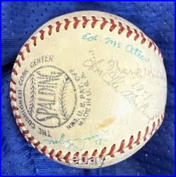 US Army Baseball Team Signed Autographed Military Rammers Vtg 1950s Korean War