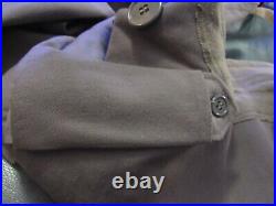 US Army Battle Leader Officer Uniform Dress Trench Coat Wool Korean War W Lining