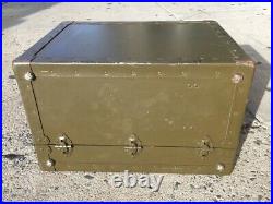 US Army Infared Sniper Scope Wood Box / Crate / Chest Korean War Era