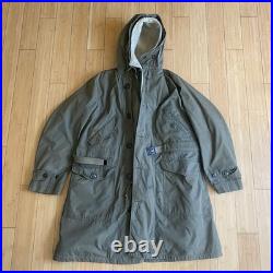 US Army Korean War Era M47 M-194 Overcoat Parka Type Pile Liner Size Medium
