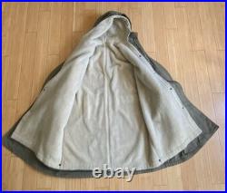 US Army Korean War Era M47 M-194 Overcoat Parka Type Pile Liner Size Medium
