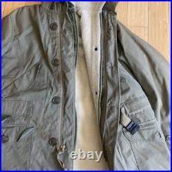 US Army Korean War Era M47 M-194 Overcoat Parka Type Pile Liner Size Medium