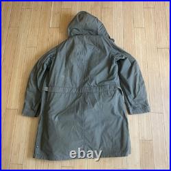 US Army Korean War Era M47 M-194 Overcoat Parka Type Pile Liner Size Medium