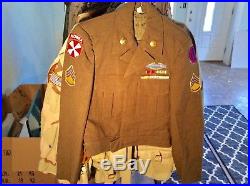 US Army Korean War Ike jacket 674th Airborne Artillery