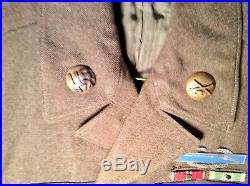 US Army Korean War Ike jacket 674th Airborne Artillery