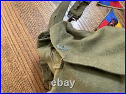 US Army Korean War JJ1-5 Lightweight Service Gas Mask WithBag + Patches