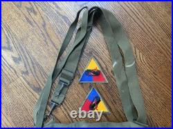 US Army Korean War JJ1-5 Lightweight Service Gas Mask WithBag + Patches
