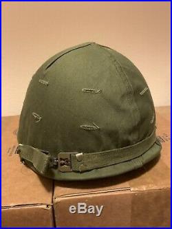US Army Korean War M1 Helmet With Liner
