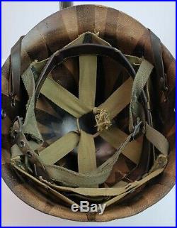 US Army Korean War era M1c Airborne Helmet CAPAC liner (Replica)