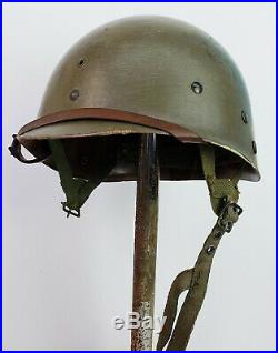 US Army Korean War era M1c M1 Airborne Helmet 11th Airborne (Replica)