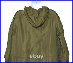 US Army M-1951 Fishtail Parka Shell Jacket Size M Korean War Green Medium