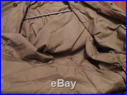 US Army M-1951 Korean War Era Long Large Field Jacket Excellent with Name & Rank