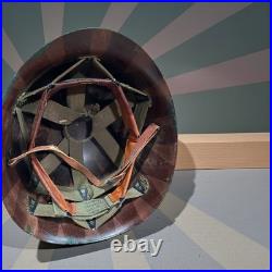 US Army M1 Helmet WithCamo Cover and Capac Liner Korean War