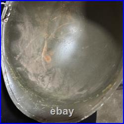 US Army M1 Helmet WithCamo Cover and Capac Liner Korean War