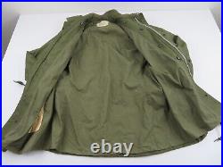 US Army M1951 Korean War Era Military Field Jacket Mens Small OG-107 Coat Green